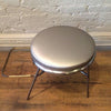 Mid-Century Steel Shoe Fitting Stools with Footrests