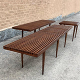 Mel Smilow Long Slat Table Bench