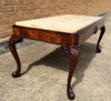 Antique Mahogany & Marble Coffee Table