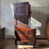 Industrial Flame Mahogany Filing Cabinet By Shaw Walker