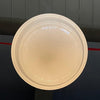 Pair Of Art Deco Milk Glass And Brass Library Pendant Lights