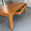 Large Industrial Oak Library Work Dining Table