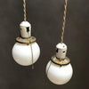 Petite Milk Glass Pendant Lights