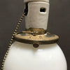 Petite Milk Glass Pendant Lights