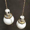 Petite Milk Glass Pendant Lights