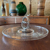 Art Deco Glass Serving Platter Dish