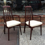 Rosewood High Back Armchairs