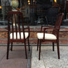 Rosewood High Back Armchairs