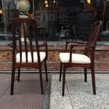 Rosewood High Back Armchairs