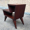 Two-Tier Mahogany Side Table