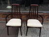 Rosewood High Back Armchairs