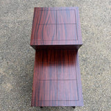Two-Tier Mahogany Side Table