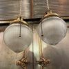 Early 20th Century Industrial Holophane Acorn Pendant Lights