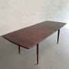 Danish Modern Rosewood Extension Dining Table