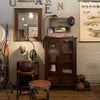 Arts And Crafts Oak Bookcase Display Cabinet