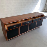 Mid Century Modern Walnut Credenza By John Stuart