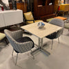 Post Modern Travertine Dining Cafe Table