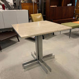 Post Modern Travertine Dining Cafe Table