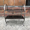 Etched Steel Side Table