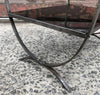 Etched Steel Side Table