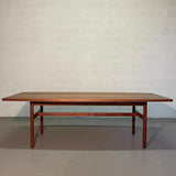 Jens Risom Walnut Conference Dining Table
