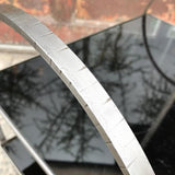 Etched Steel Side Table