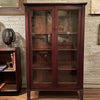 Arts And Crafts Oak Bookcase Display Cabinet