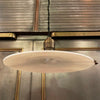 Early 20th Century Milk Glass Disc Pendant Light
