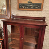 Arts And Crafts Oak Bookcase Display Cabinet