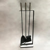 Modernist Chrome Fireplace Tools