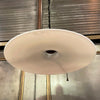 Early 20th Century Milk Glass Disc Pendant Light