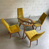 Adrian Pearsall Walnut Compass Dining Set