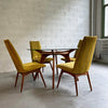 Adrian Pearsall Walnut Compass Dining Set