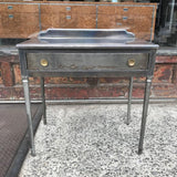 Brushed Steel Vanity Desk