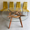 Adrian Pearsall Walnut Compass Dining Set