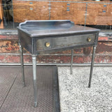 Brushed Steel Vanity Desk
