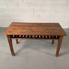 Industrial Quarter Sawn Oak School Library Table Desk
