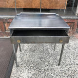 Brushed Steel Vanity Desk