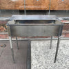 Brushed Steel Vanity Desk