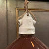 Industrial Brown Enamel Cone Factory Pendant Light