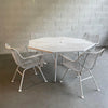 Octagonal Sculptura Patio Dining Set By Russell Woodard