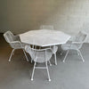 Octagonal Sculptura Patio Dining Set By Russell Woodard
