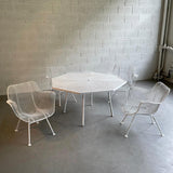 Octagonal Sculptura Patio Dining Set By Russell Woodard