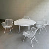 Octagonal Sculptura Patio Dining Set By Russell Woodard