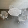 Octagonal Sculptura Patio Dining Set By Russell Woodard