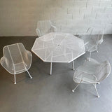 Octagonal Sculptura Patio Dining Set By Russell Woodard