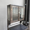 Industrial Brushed Steel Dentist Apothecary Cabinet
