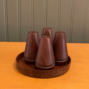 Danish Modern Teak Salt And Pepper Set By Ludvig Pontoppidan