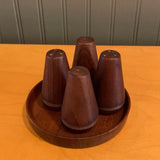 Danish Modern Teak Salt And Pepper Set By Ludvig Pontoppidan