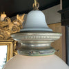 Early 20th Century Milk Glass Globe Library Pendant Light